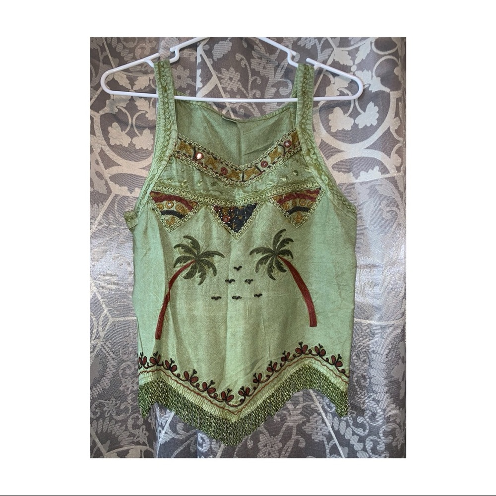 Tropical tank top
